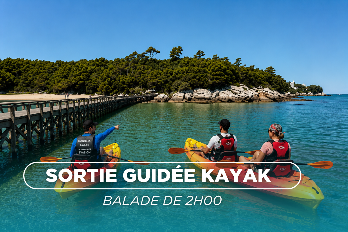 Sortie guidée en Kayak à Noirmoutier